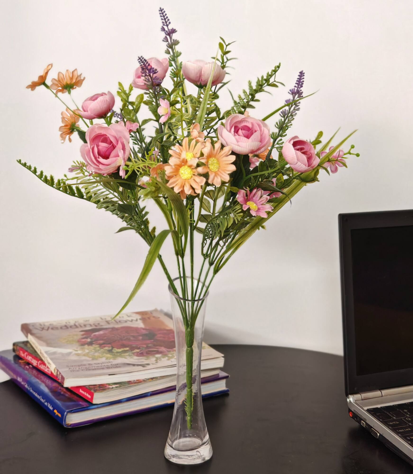 18" Mini Ranunculus Mix Deluxe Bush by Ashland